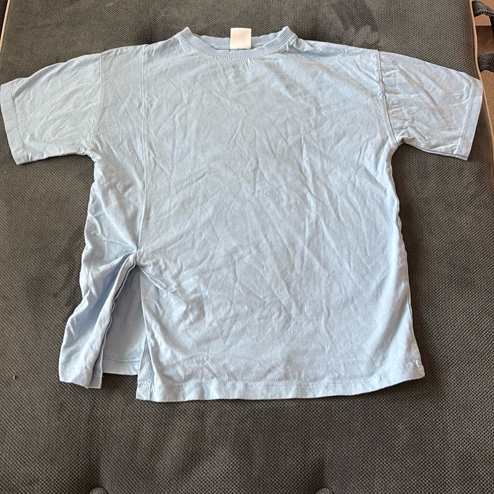 Adorable blue top for 9 year old girls!